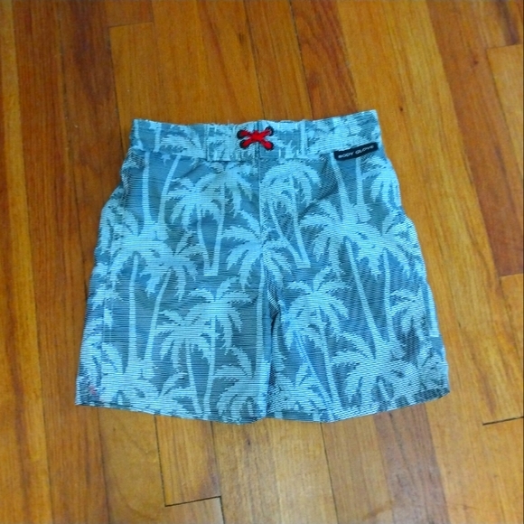 3/$10 ⭐ Boys Gray Grey Palm Tree Design Swim Trunk/ Pants/ Bottoms 6 - Picture 1 of 9